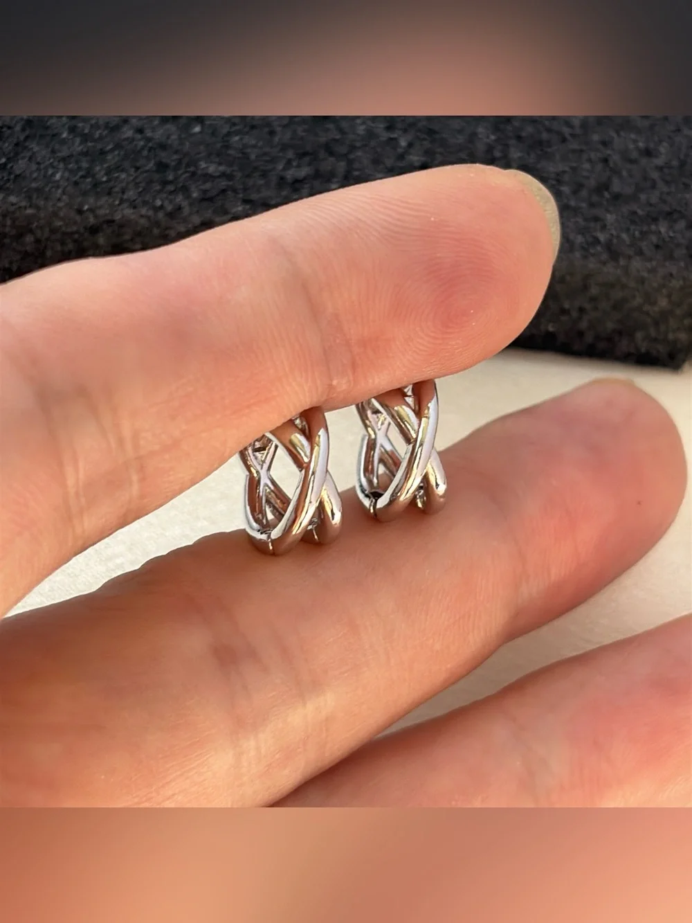 12mm Small Hoop Earrings for Men Women Streetwear Punk Hip Hop Unisex Earrings